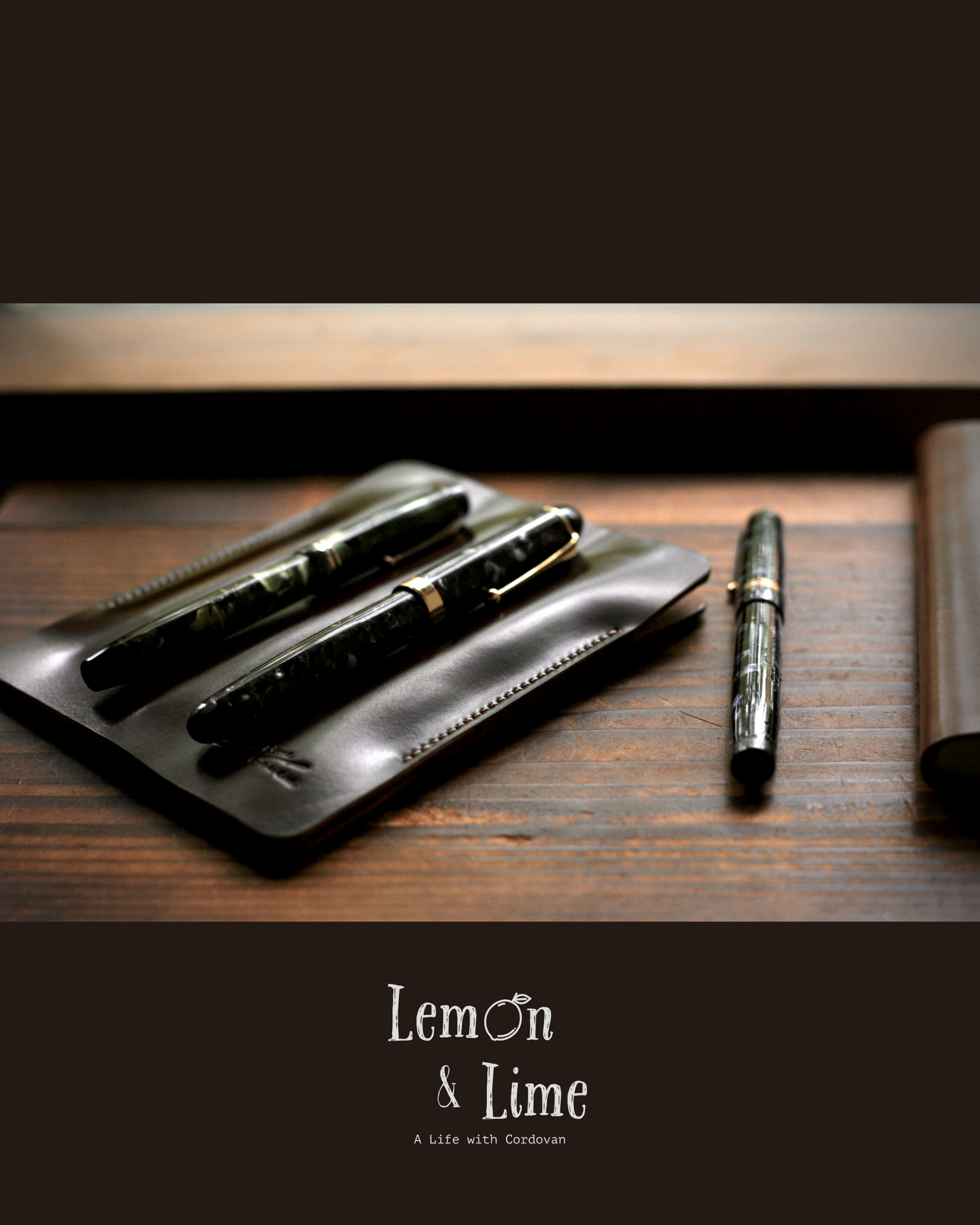 Shell Fountain Pen Sleeve【Horween】シェルコードバンの万年筆入れ