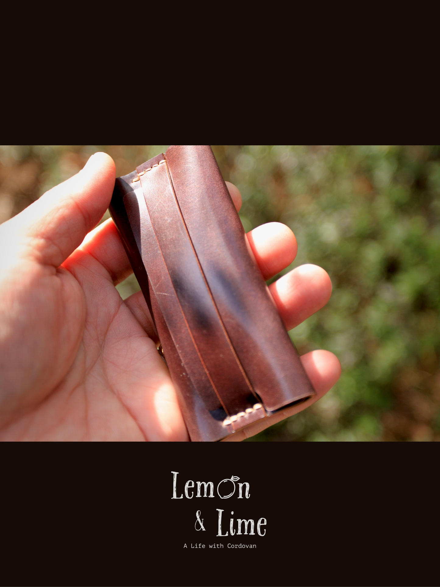 Shell Wallet / Simple / Coin Purse with Strap【Horween】シェルコードバンでつくったストラップで留める小銭入れ (コピー)