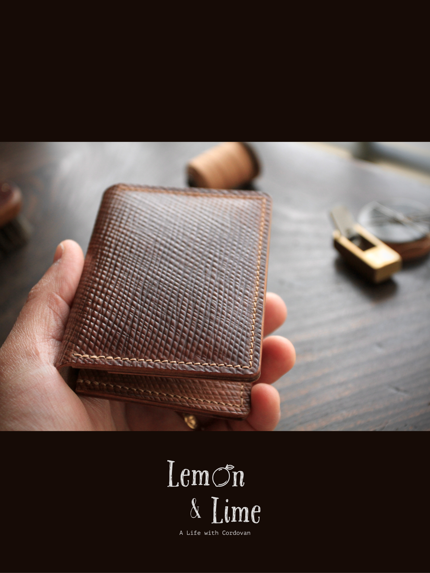 Shell Wallet / Simple / 4-pocket Card Wallet【Horween】シェルコードバンの4ポケットカードホルダー