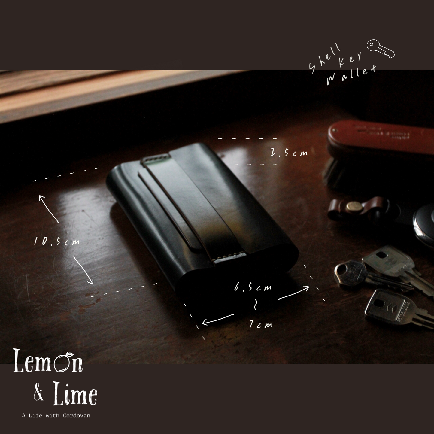 Shell Key Wallet【Horween】シェルコードバンのキーウォレット
