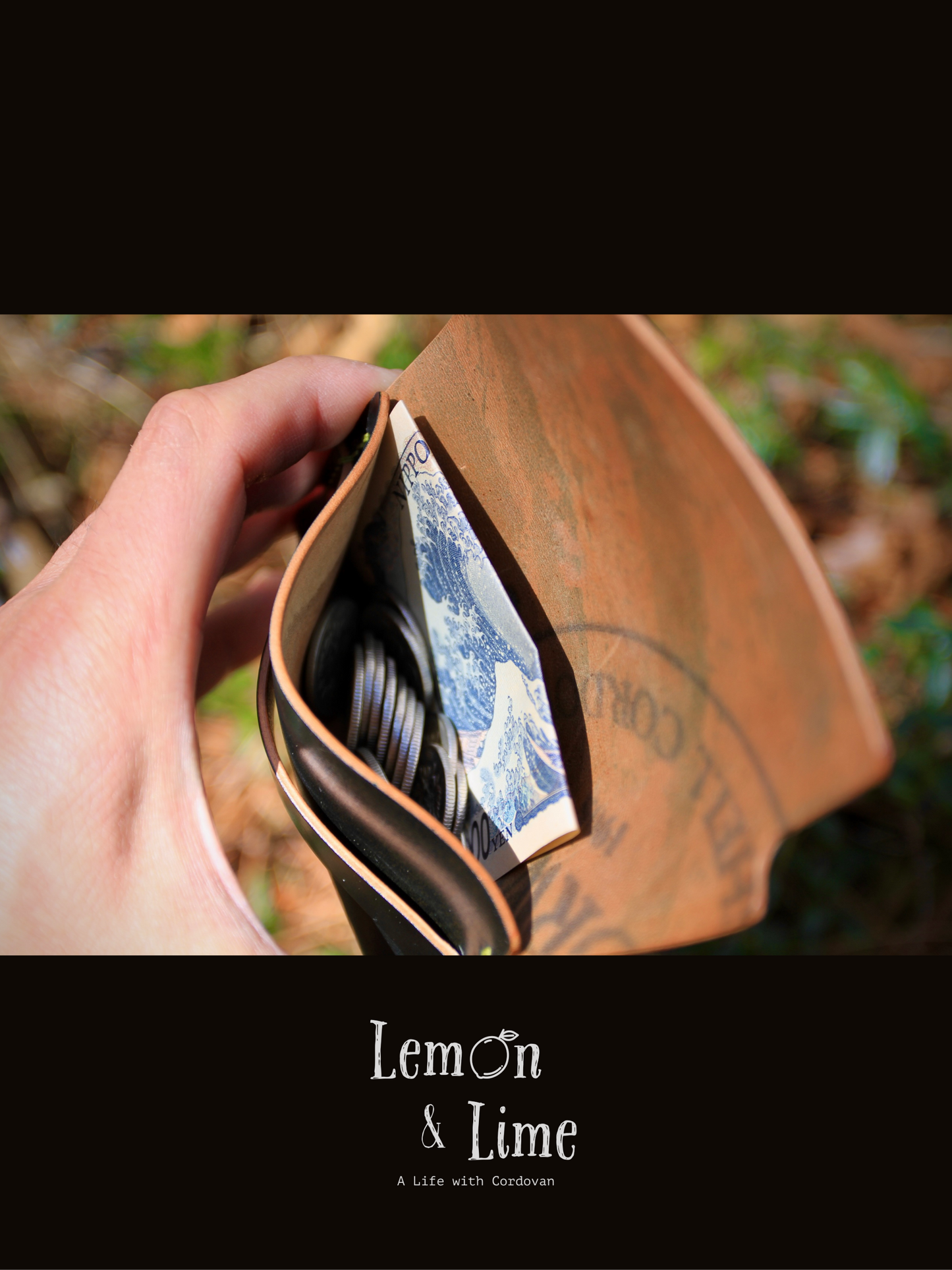 Shell Wallet / Simple / Coin Purse with Strap【Horween】シェルコードバンでつくったストラップで留める小銭入れ