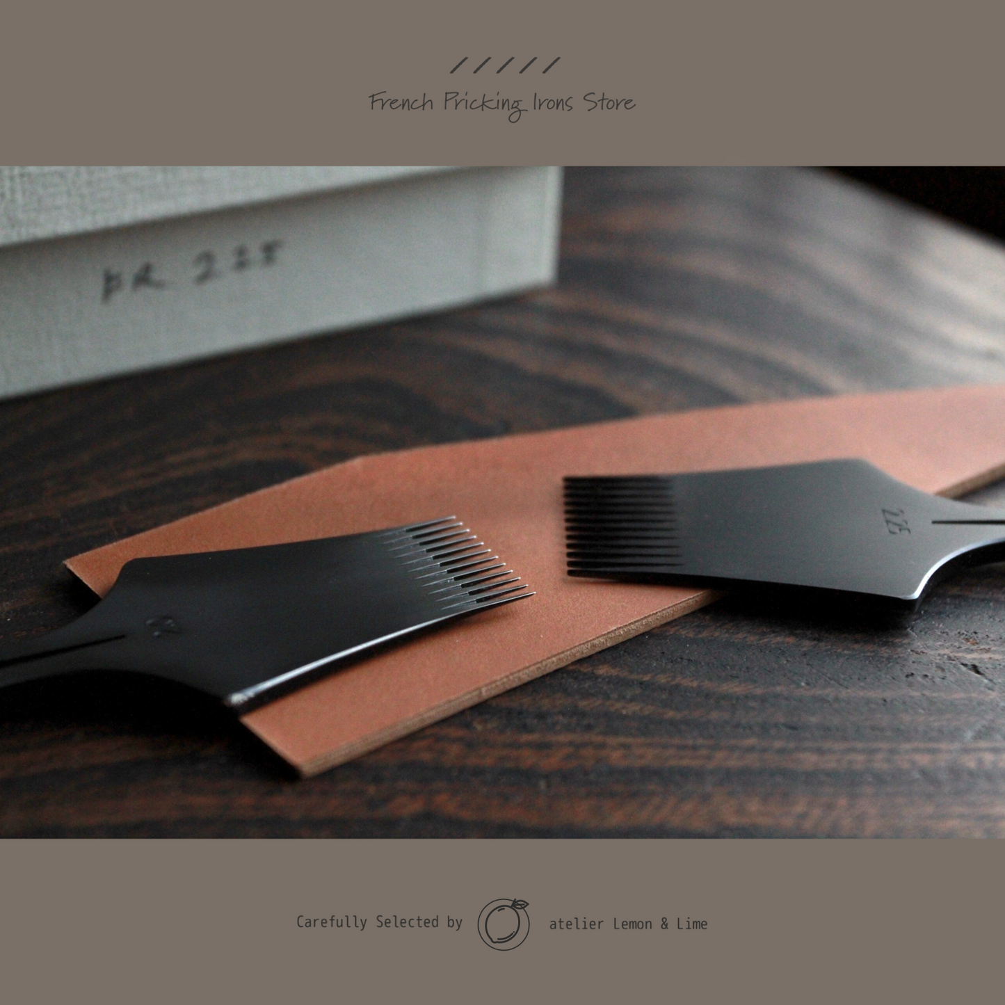 * ヨーロッパ目打ち 3本セット【Jun Lin】French Pricking Irons