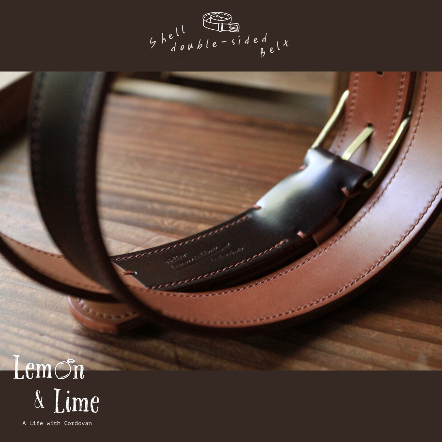 Shell Belt【Horween】シェルコードバンのベルト