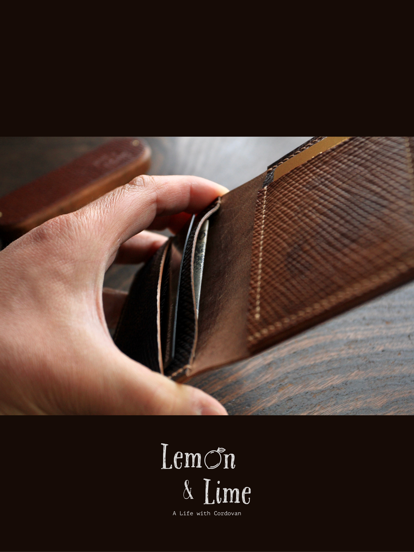Shell Wallet / Simple / 4-pocket Card Wallet【Horween】シェルコードバンの4ポケットカードホルダー