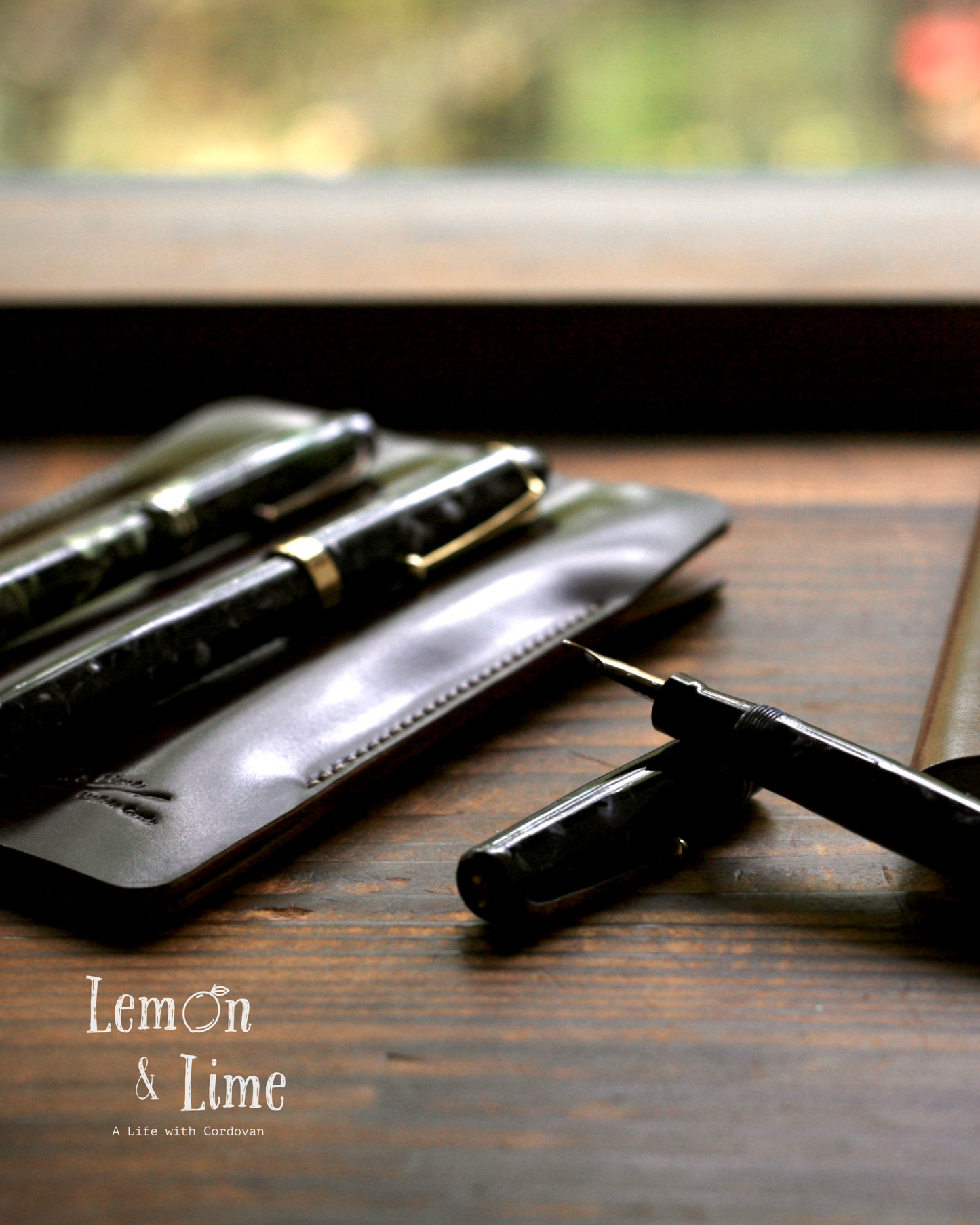 Shell Fountain Pen Sleeve【Horween】シェルコードバンの万年筆入れ