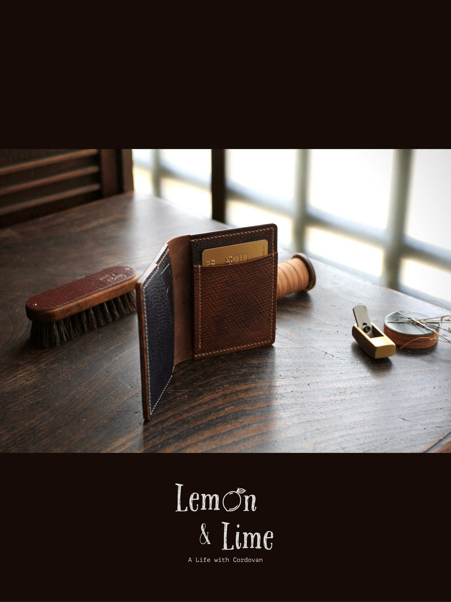Shell Wallet / Simple / 4-pocket Card Wallet【Horween】シェルコードバンの4ポケットカードホルダー