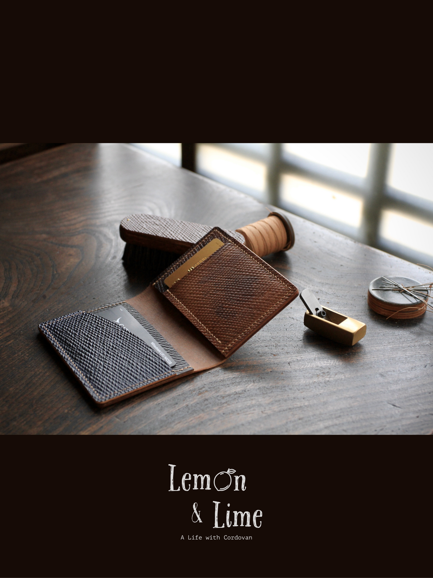Shell Wallet / Simple / 4-pocket Card Wallet【Horween】シェルコードバンの4ポケットカードホルダー