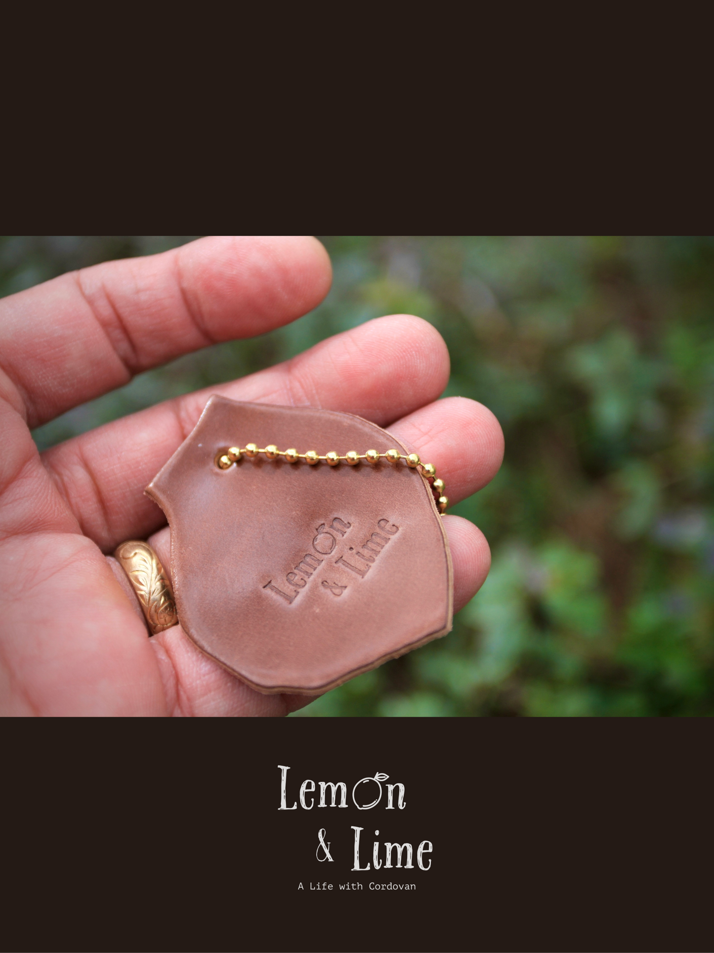 Shell Charm【Horween】シェルコードバン型のチャーム
