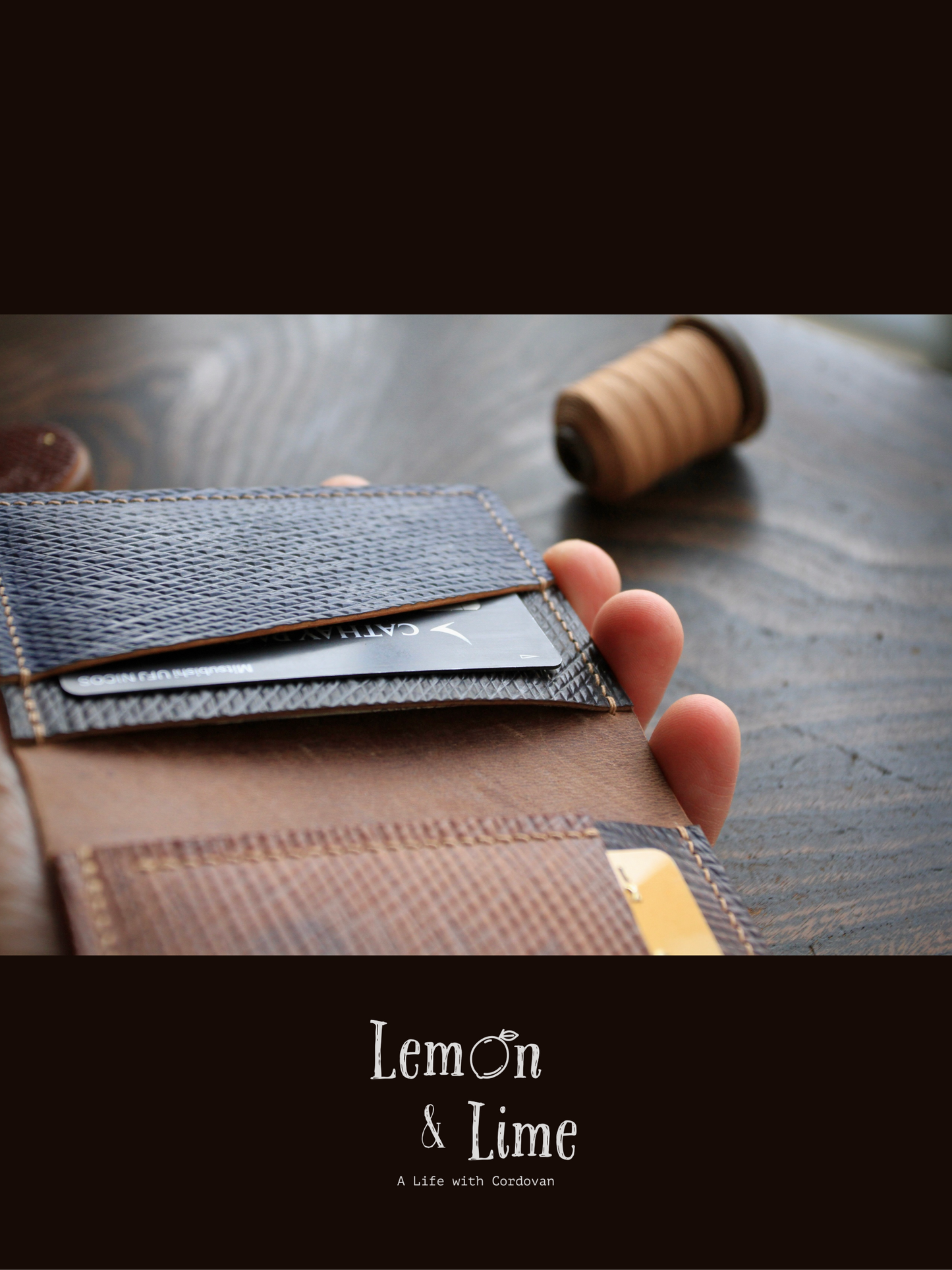 Shell Wallet / Simple / 4-pocket Card Wallet【Horween】シェルコードバンの4ポケットカードホルダー