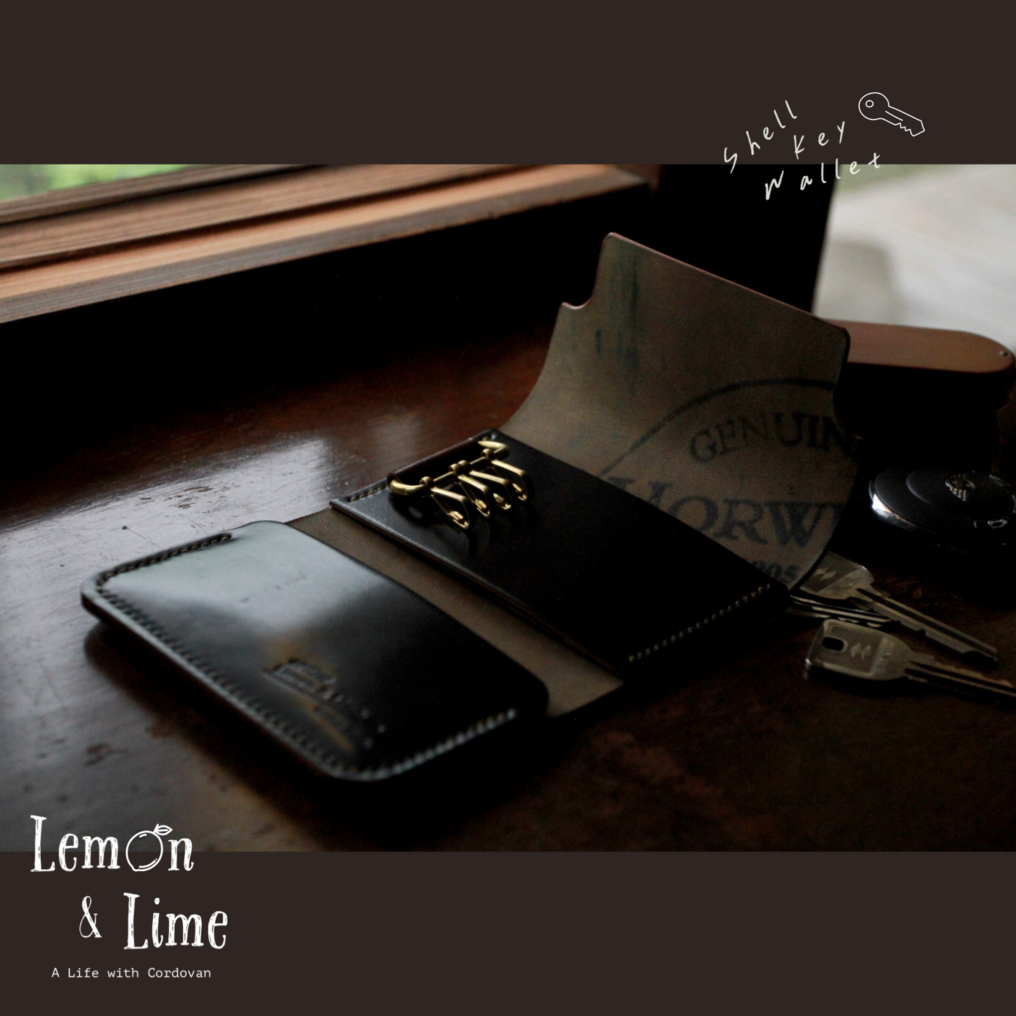 Shell Key Wallet【Horween】シェルコードバンのキーウォレット