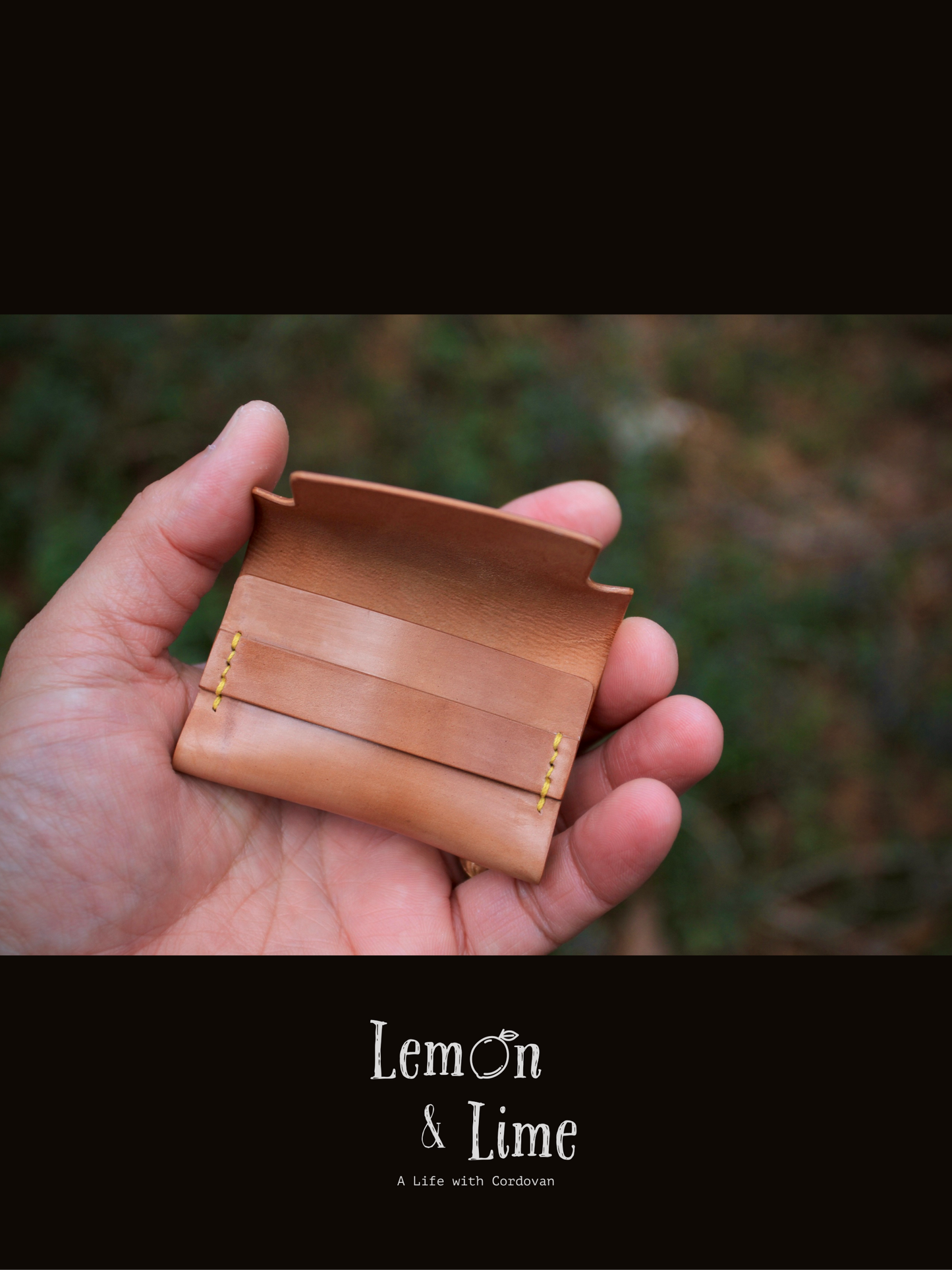 Shell Wallet / Simple / Coin Purse with Strap【Horween】シェルコードバンでつくったストラップで留める小銭入れ