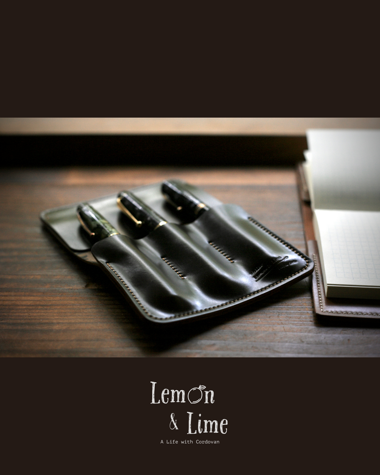 Shell Fountain Pen Sleeve【Horween】シェルコードバンの万年筆入れ