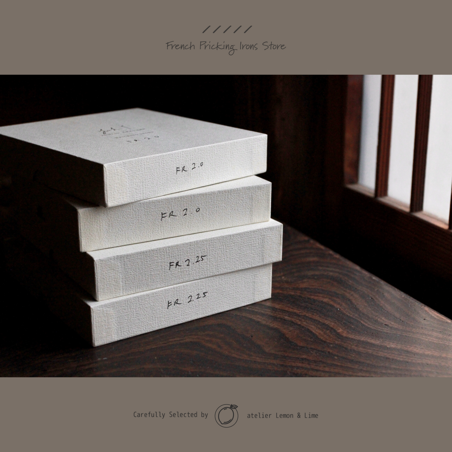 * ヨーロッパ目打ち 3本セット【Jun Lin】French Pricking Irons
