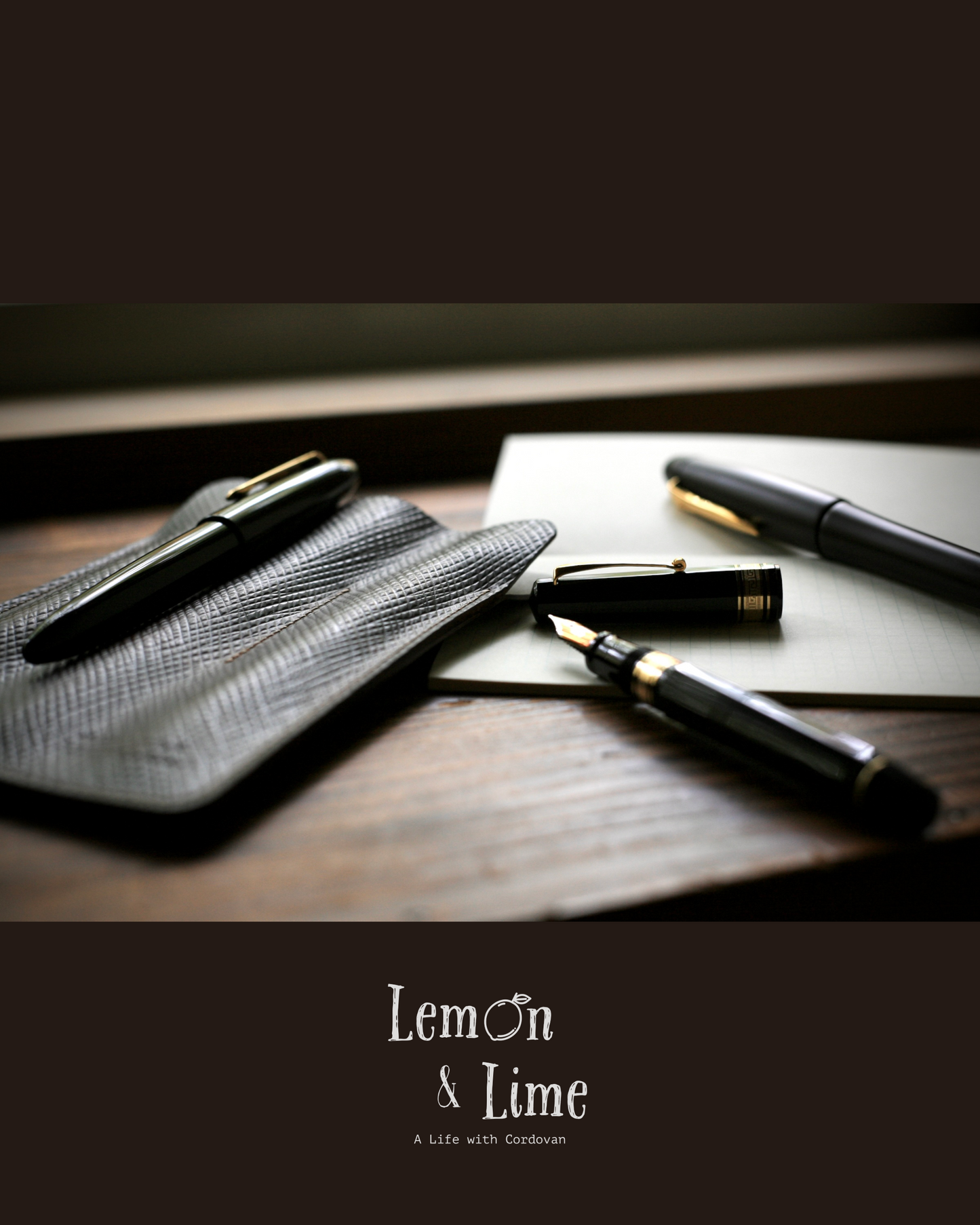 Shell Fountain Pen Sleeve【Horween】シェルコードバンの万年筆入れ