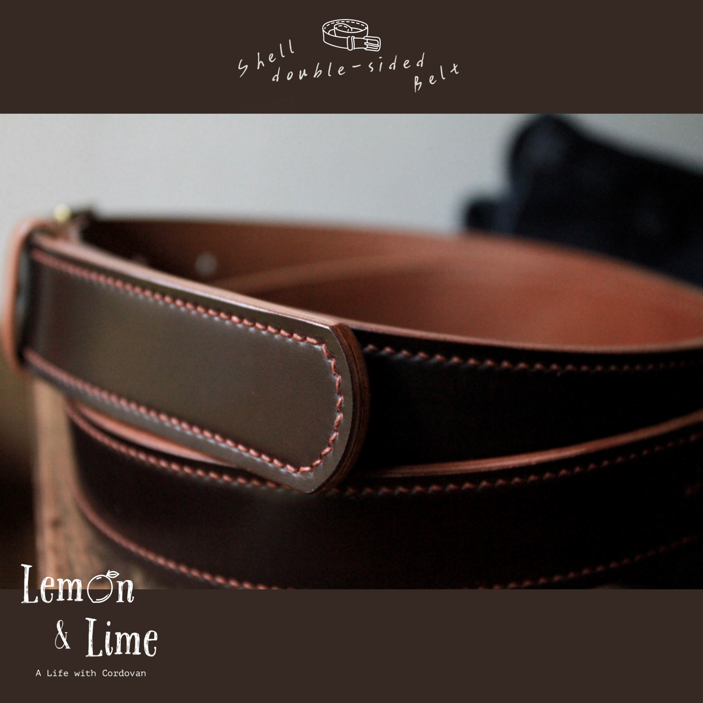 Shell Belt【Horween】シェルコードバンのベルト