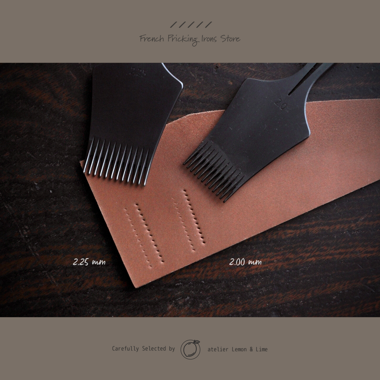 * ヨーロッパ目打ち 3本セット【Jun Lin】French Pricking Irons