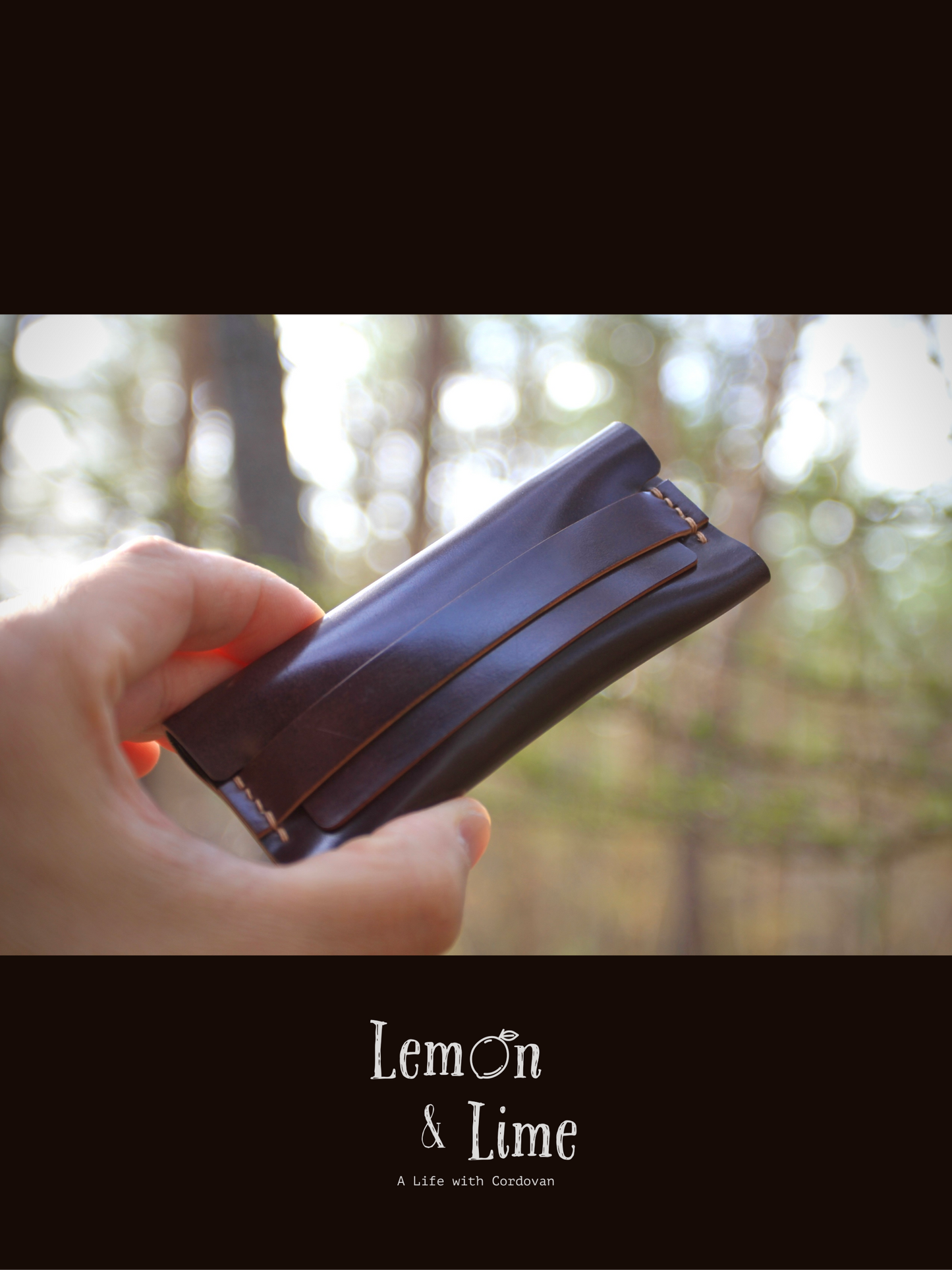 Shell Wallet / Simple / Coin Purse with Strap【Horween】シェルコードバンでつくったストラップで留める小銭入れ (コピー)