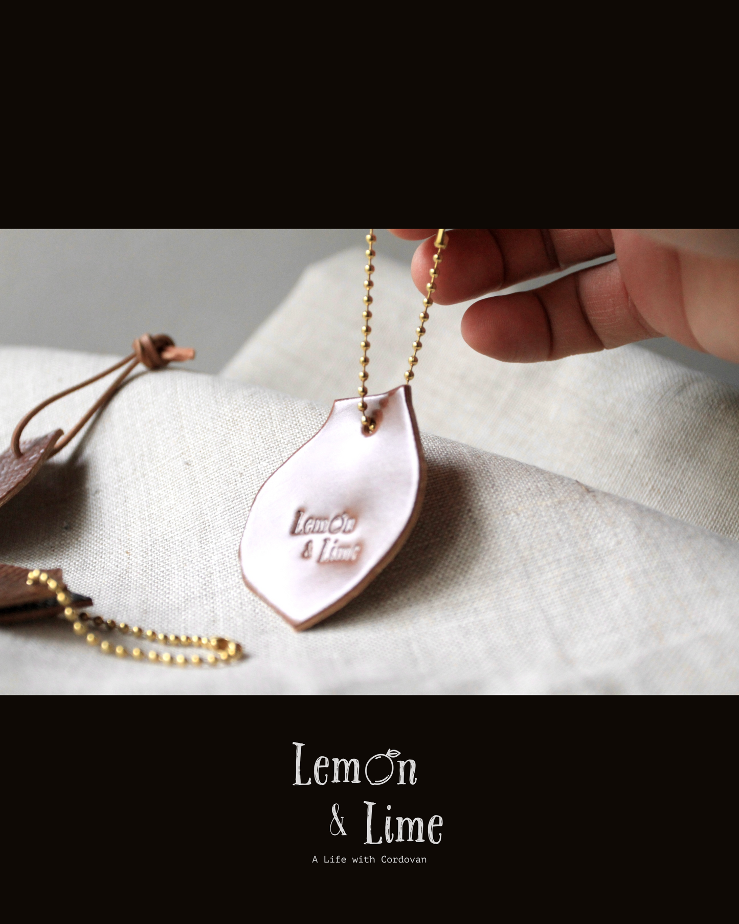 Shell Charm【Horween】シェルコードバン型のチャーム