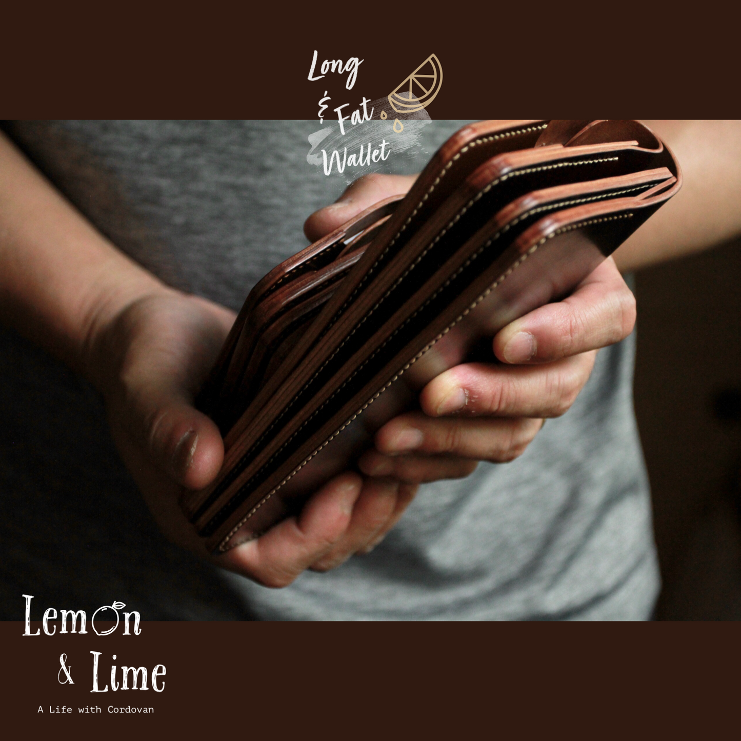 Shell Wallet / r12.5 / Long and Fat【Horween】シェルコードバンの財布 / r12.5 / Long and Fat