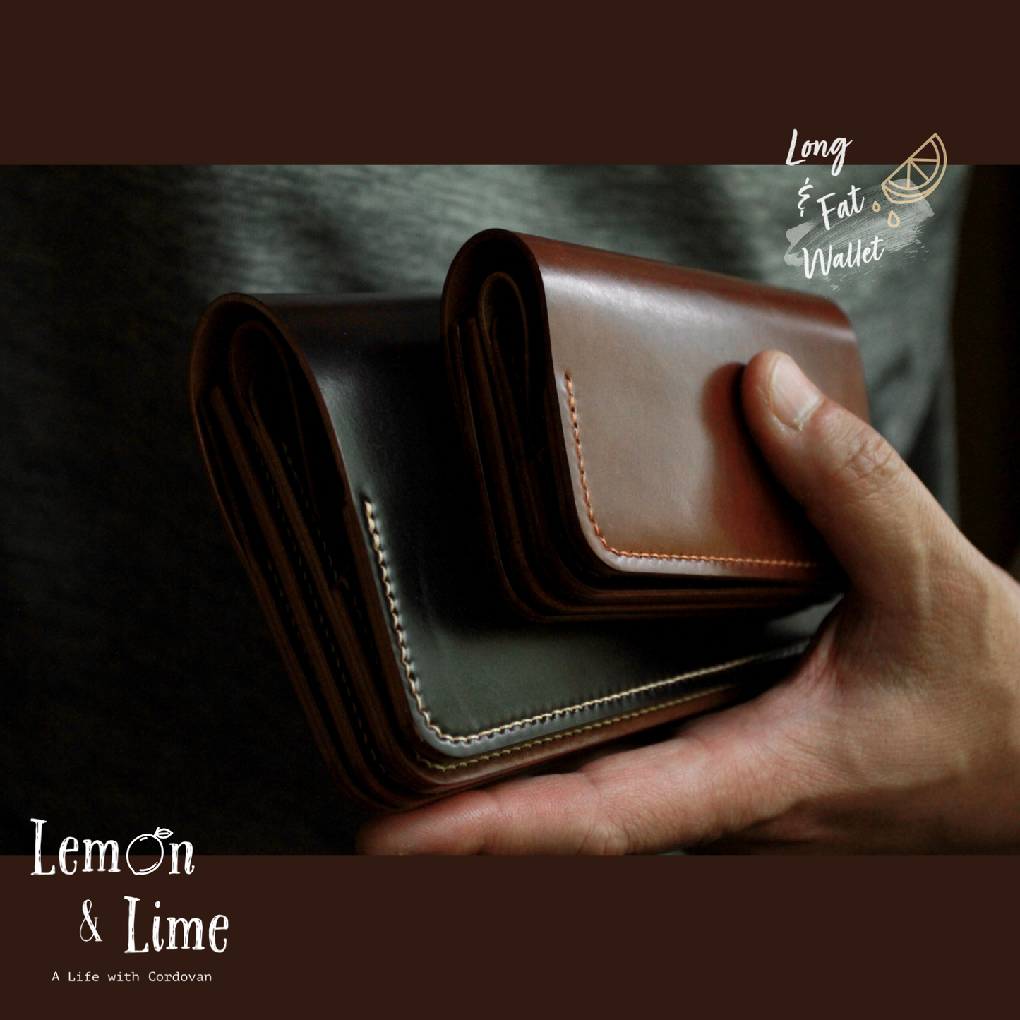 Shell Wallet / r12.5 / Long and Fat【Horween】シェルコードバンの財布 / r12.5 / Long and Fat