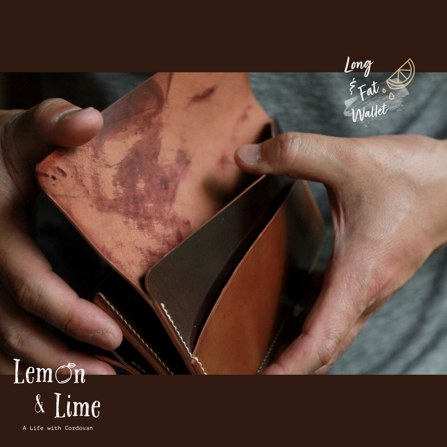Shell Wallet / r12.5 / Long and Fat【Horween】シェルコードバンの財布 / r12.5 / Long and Fat