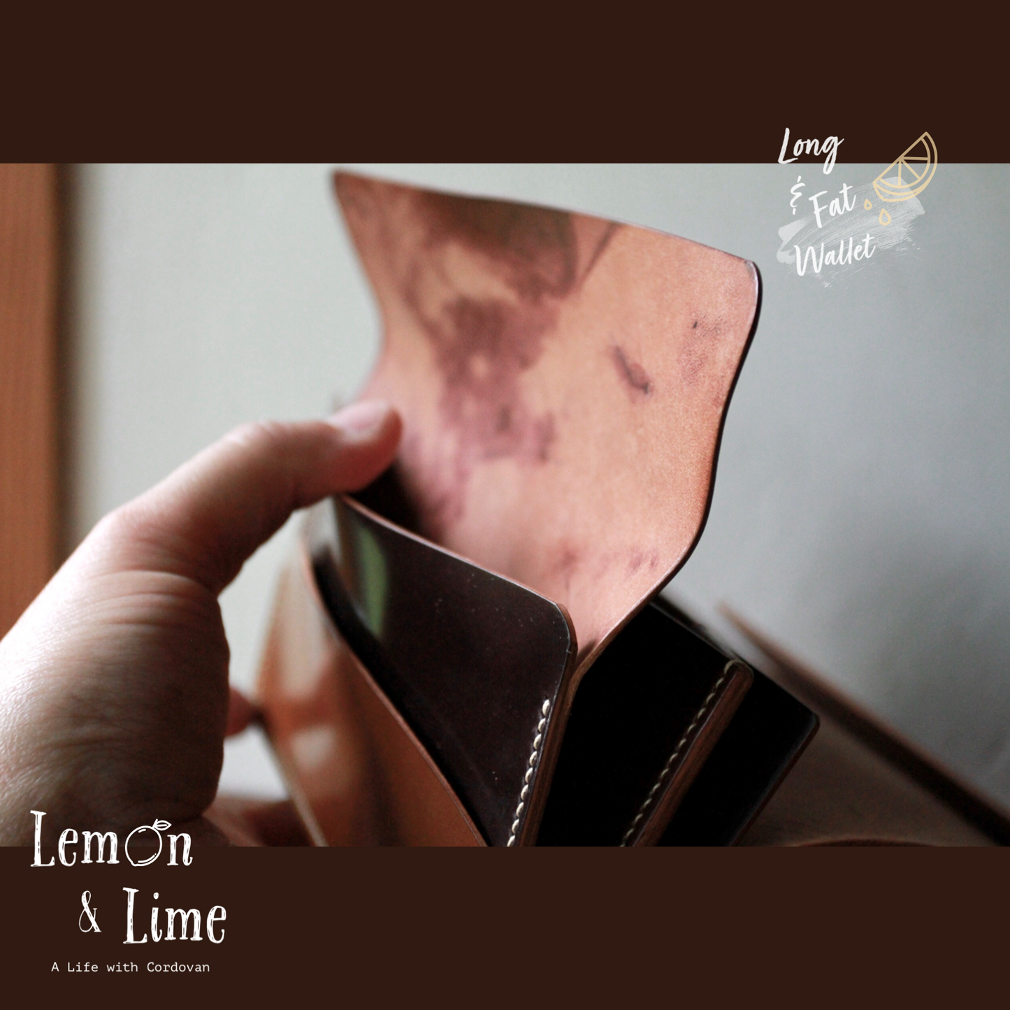 Shell Wallet / r12.5 / Long and Fat【Horween】シェルコードバンの財布 / r12.5 / Long and Fat