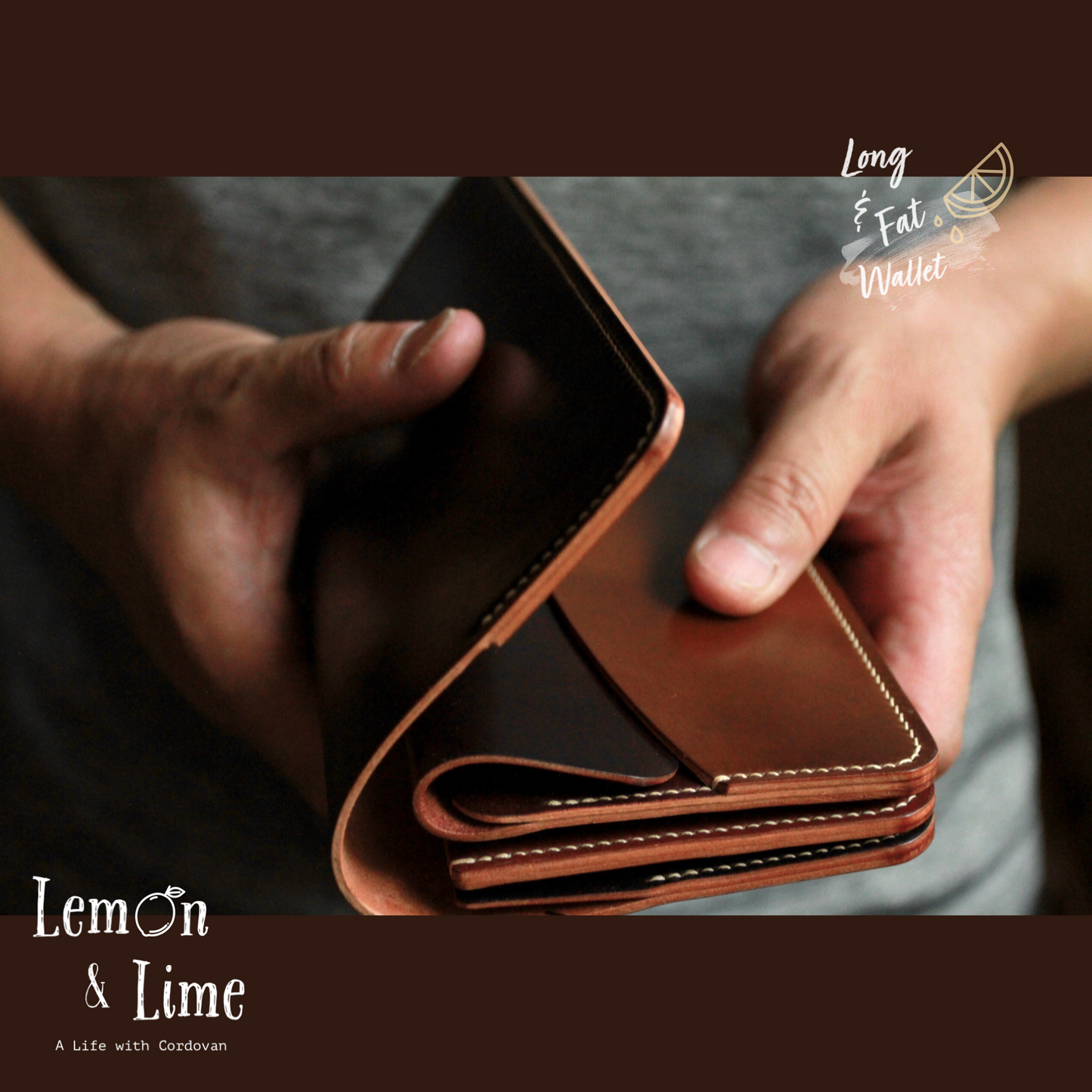 Shell Wallet / r12.5 / Long and Fat【Horween】シェルコードバンの財布 / r12.5 / Long and Fat