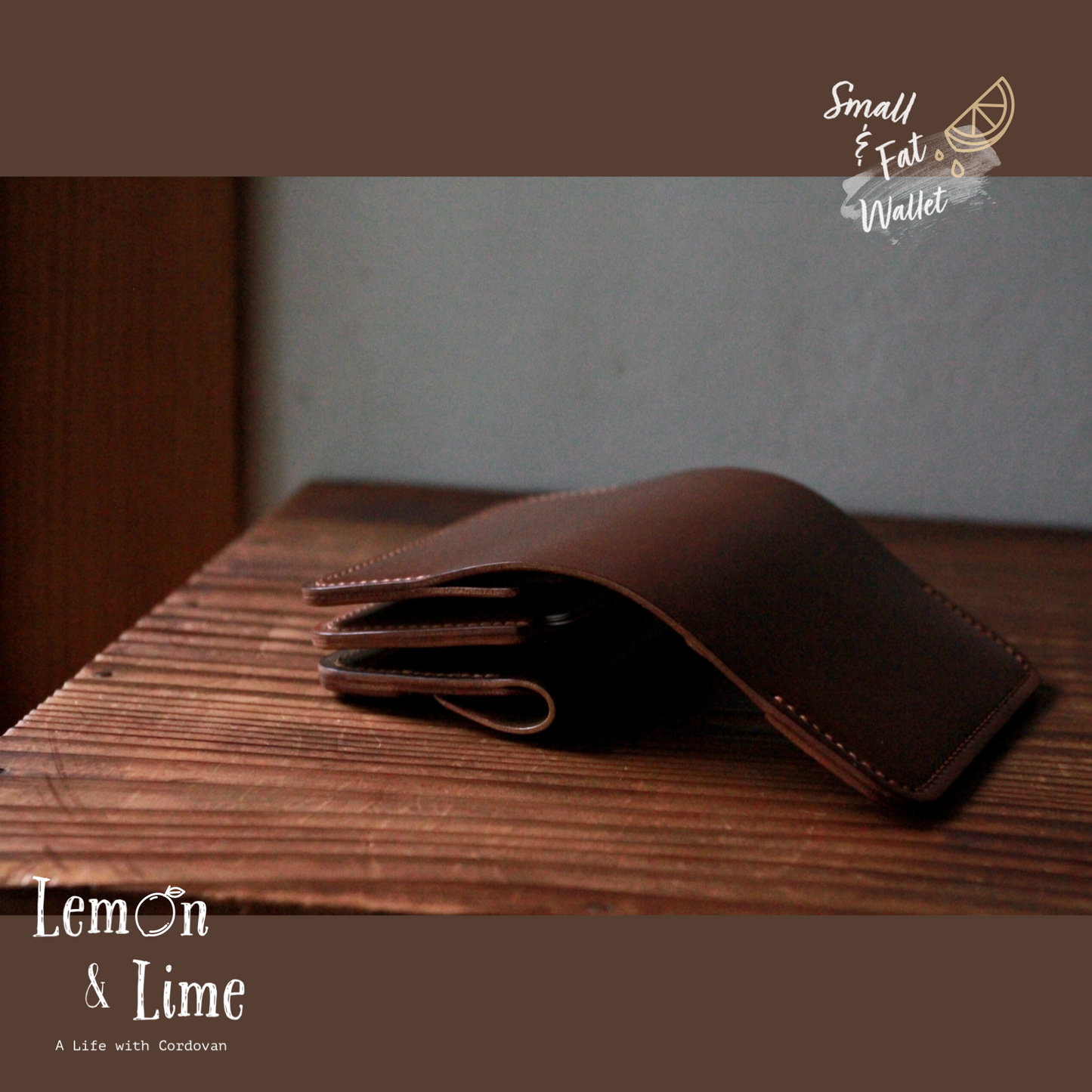 Shell Wallet / r12.5 / Small and Fat【Horween】シェルコードバンの財布 / r12.5 / Small and Fat