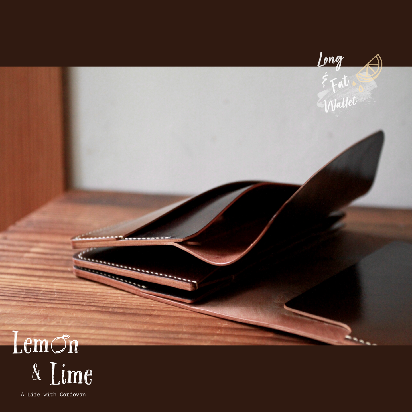Shell Wallet / r12.5 / Long and Fat【Horween】シェルコードバンの財布 / r12.5 / Long and Fat