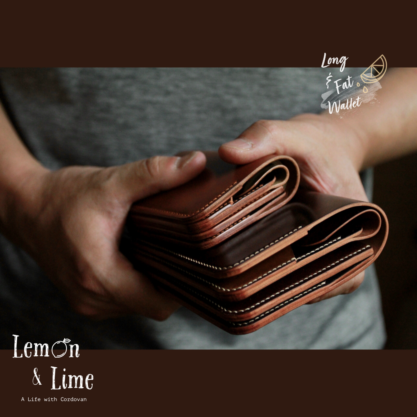 Shell Wallet / r12.5 / Long and Fat【Horween】シェルコードバンの財布 / r12.5 / Long and Fat
