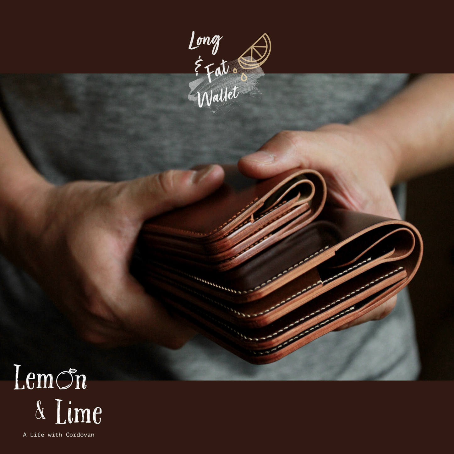 Shell Wallet / r12.5 / Long and Fat【Horween】シェルコードバンの財布 / r12.5 / Long and Fat