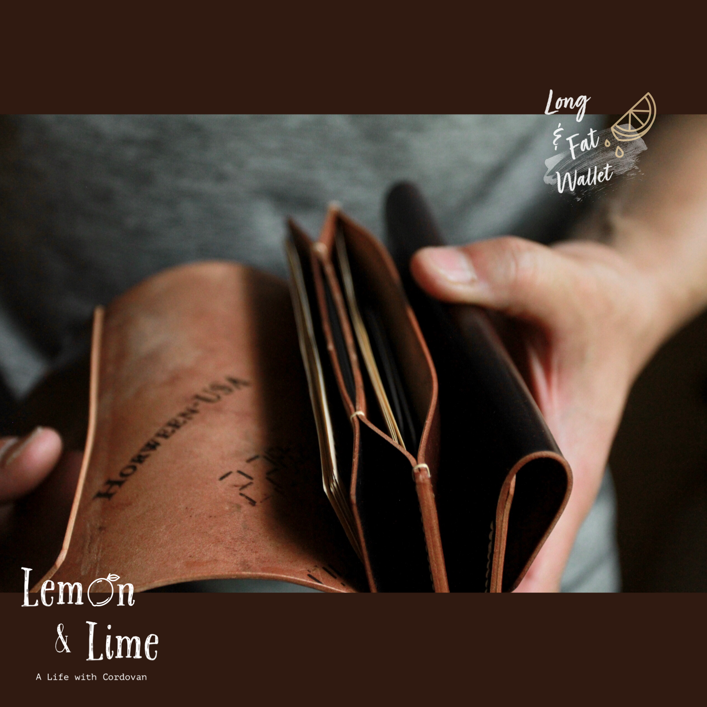 Shell Wallet / r12.5 / Long and Fat【Horween】シェルコードバンの財布 / r12.5 / Long and Fat
