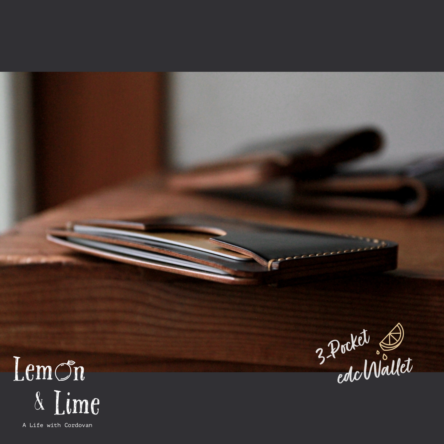 Shell Wallet / r12.5 / Single (3-pocket)【Horween】シェルコードバンのカードホルダー / r12.5 / Single (3-pocket)
