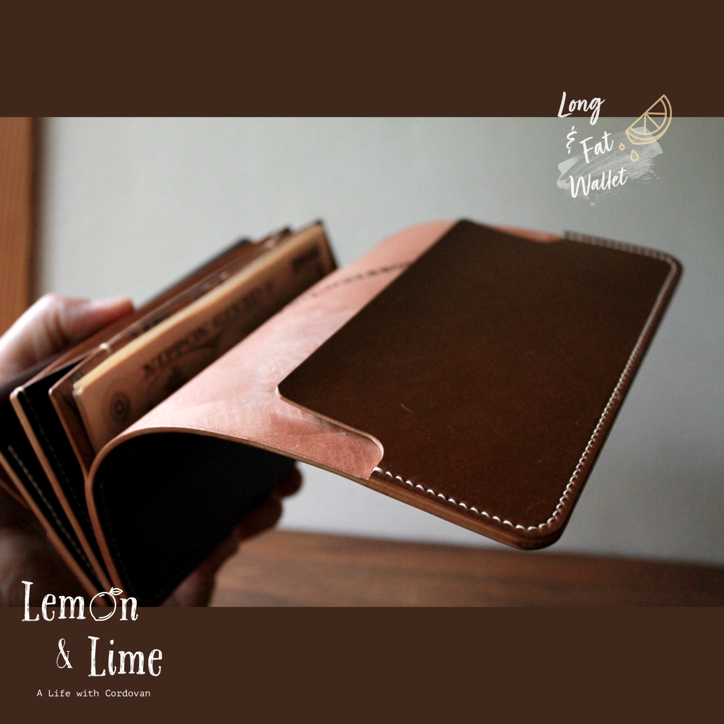Shell Wallet / r12.5 / Long and Fat【Horween】シェルコードバンの財布 / r12.5 / Long and Fat