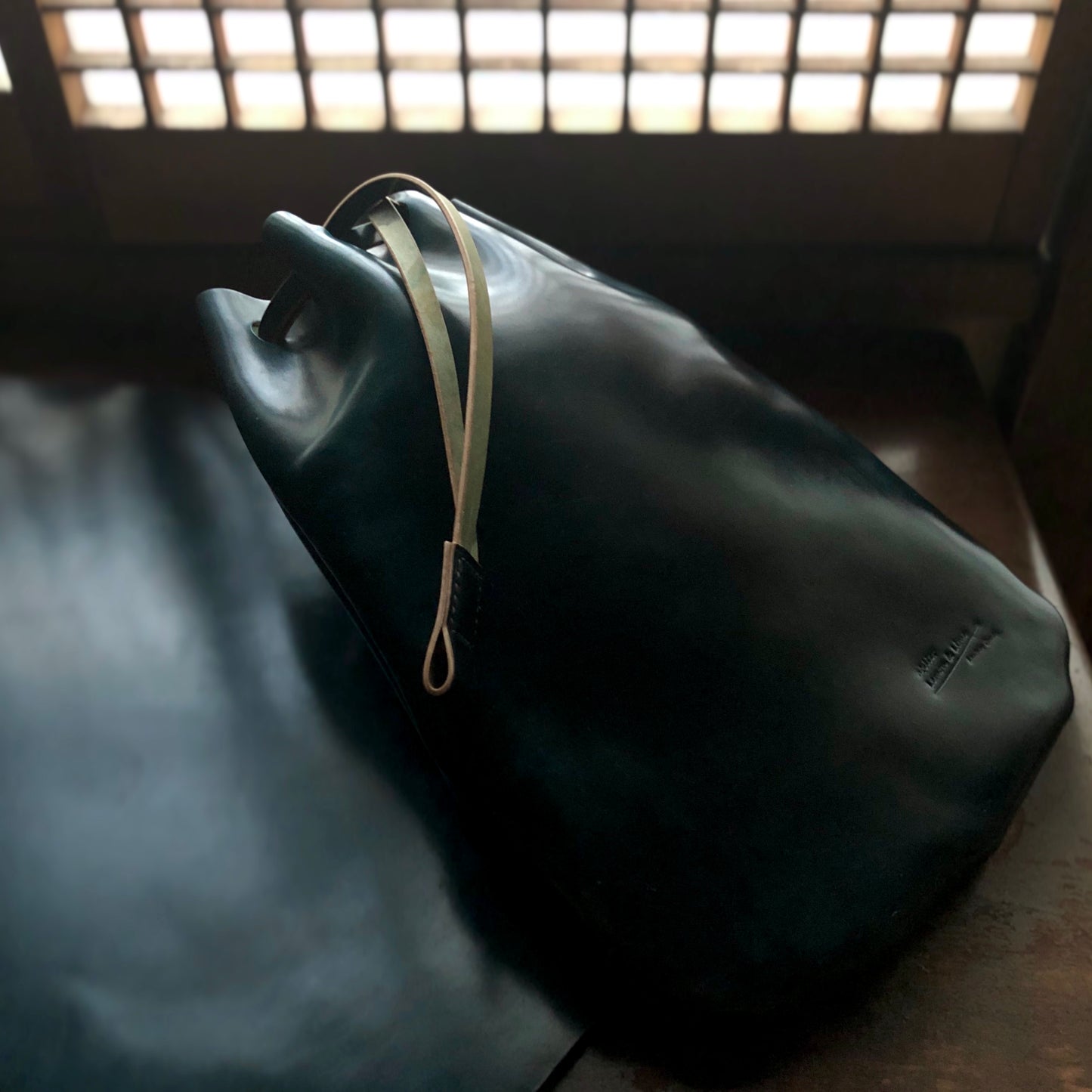 Shell Bag / Kinchaku【Horween】シェルコードバンの巾着