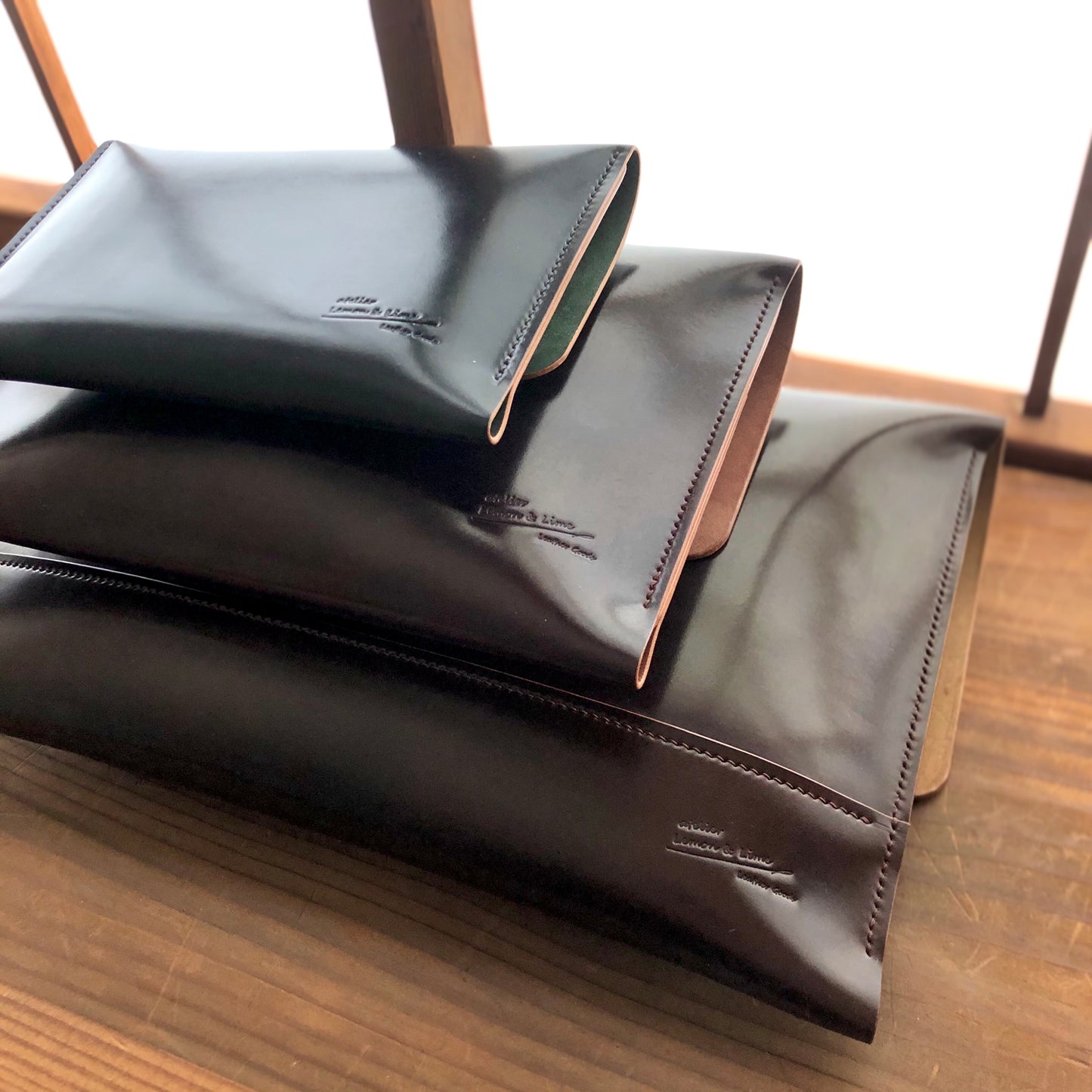 Shell Bag / Clutch (Small)【Horween】シェルコードバンのクラッチ (Sサイズ)
