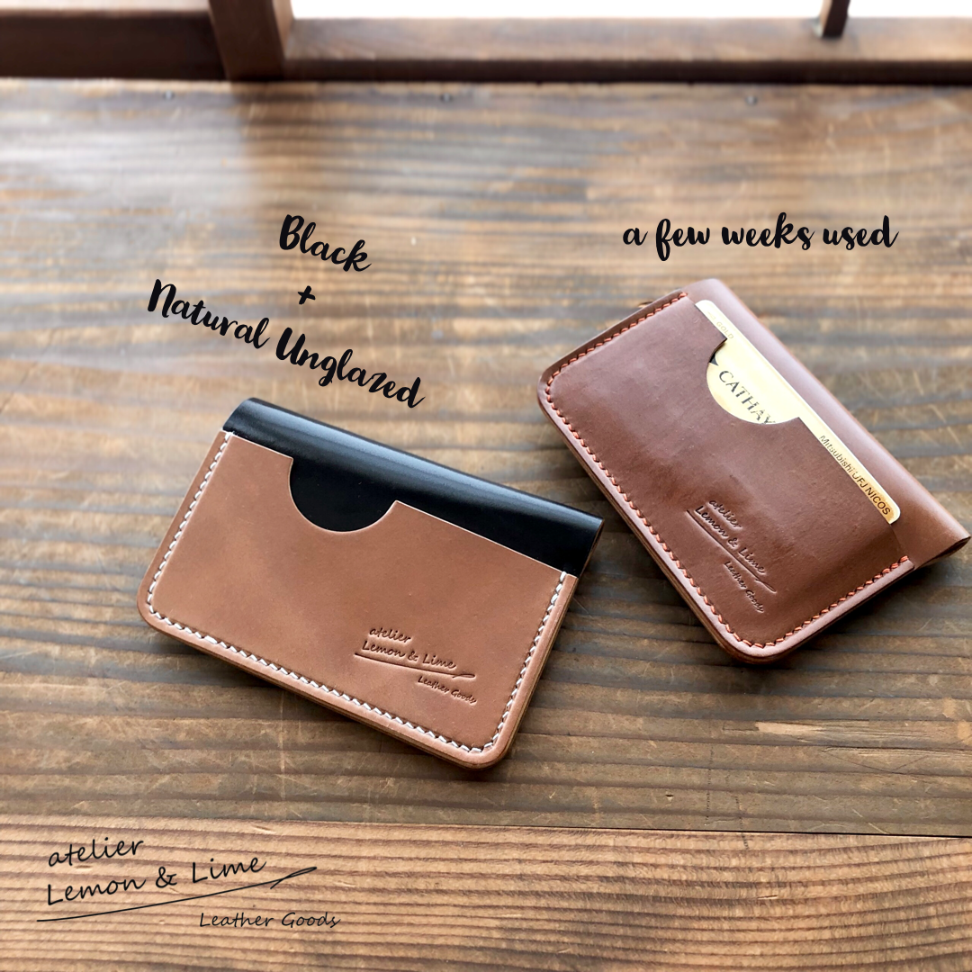 Shell Wallet / Simple / Vertical + Horizontal【Horween】シェルコードバンのシンプルなカードホルダー (縦+横型)