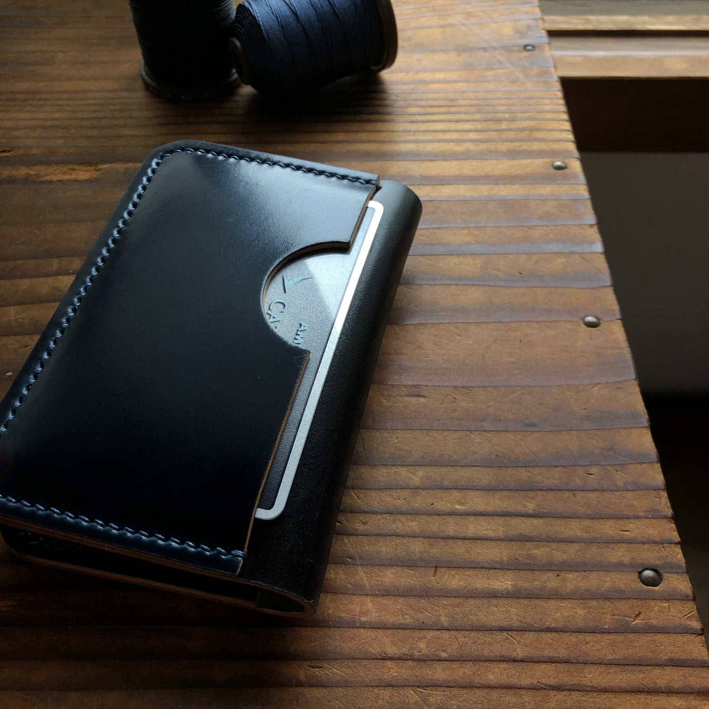 Shell Wallet / r12.5 / Bifold (3-pocket)【Horween】シェルコードバンのカードホルダー / r12.5 / Bifold (3-pocket)