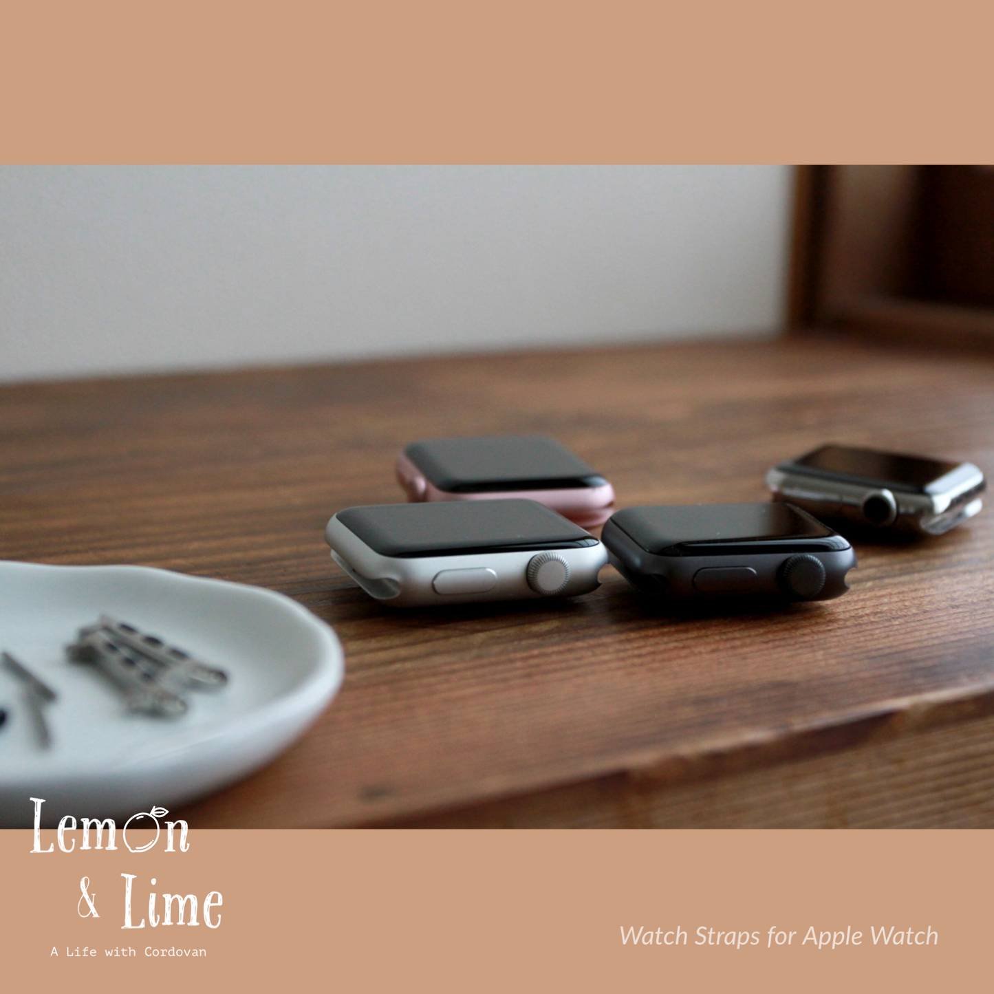 Shell Watch Strap for Apple Watch (2-piece)【Horween】シェルコードバンのApple Watch用ベルト(2ピース)