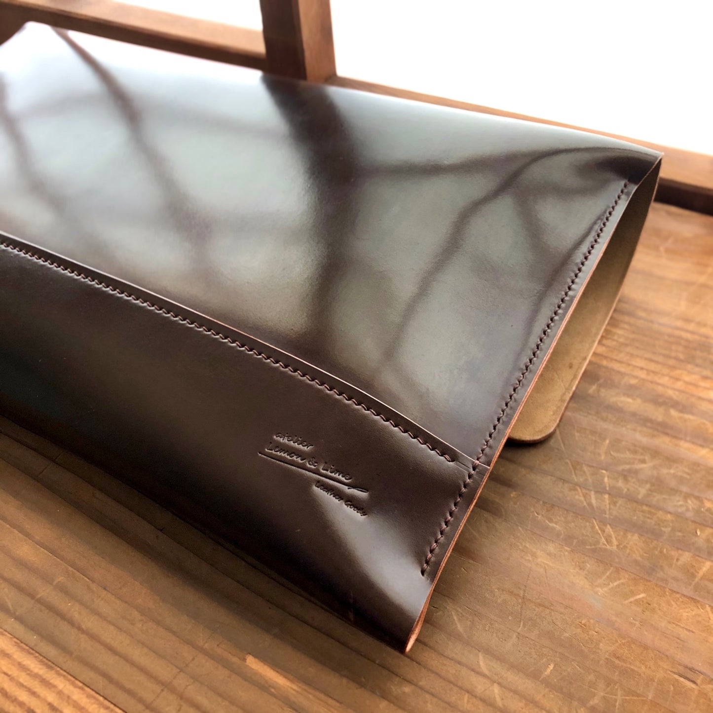 Shell Bag / Clutch (Large)【Horween】シェルコードバンのクラッチ (Lサイズ)
