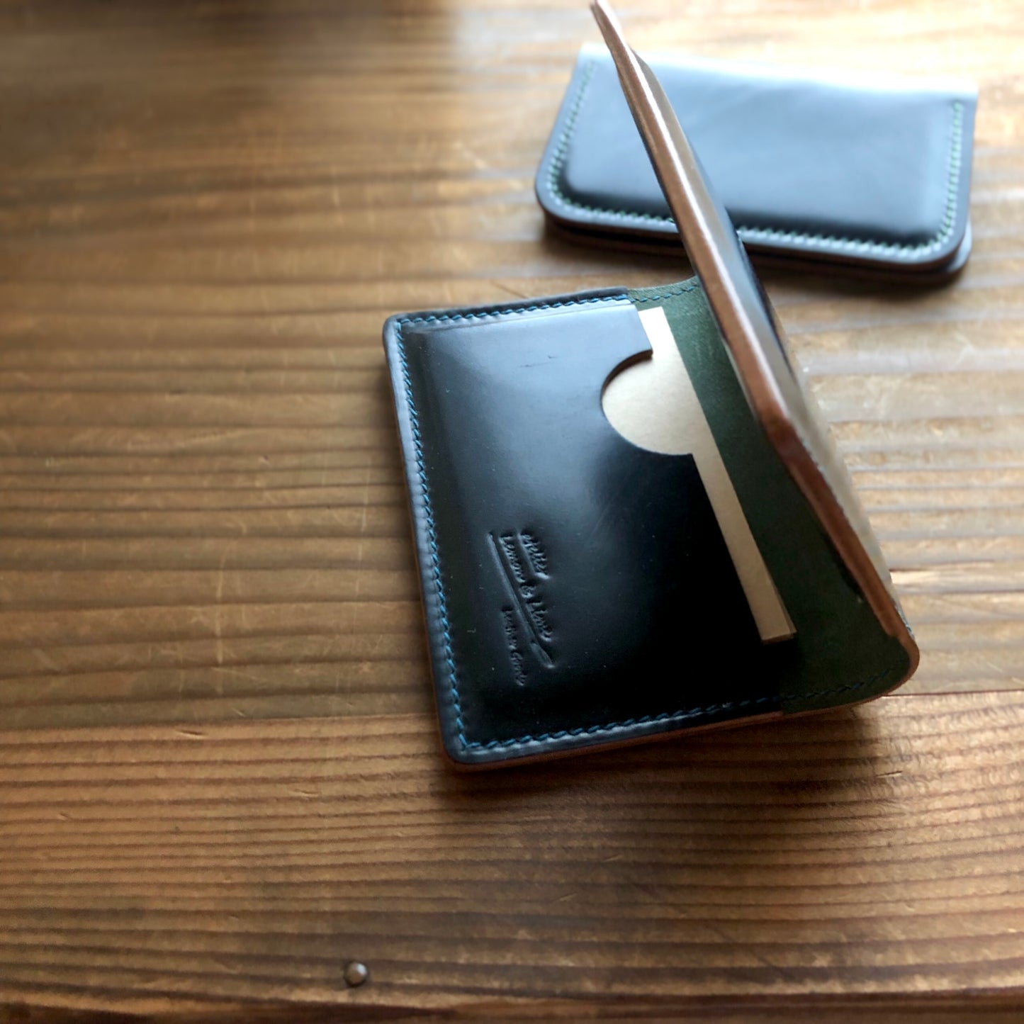 Shell Business Card Holder【Horween】シェルコードバンの名刺入れ