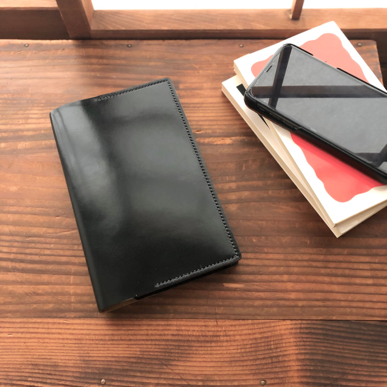 Shell Notebook Cover (B6 Slim)【Horween】シェルコードバンの新書カバー・B6 Slimノートカバー