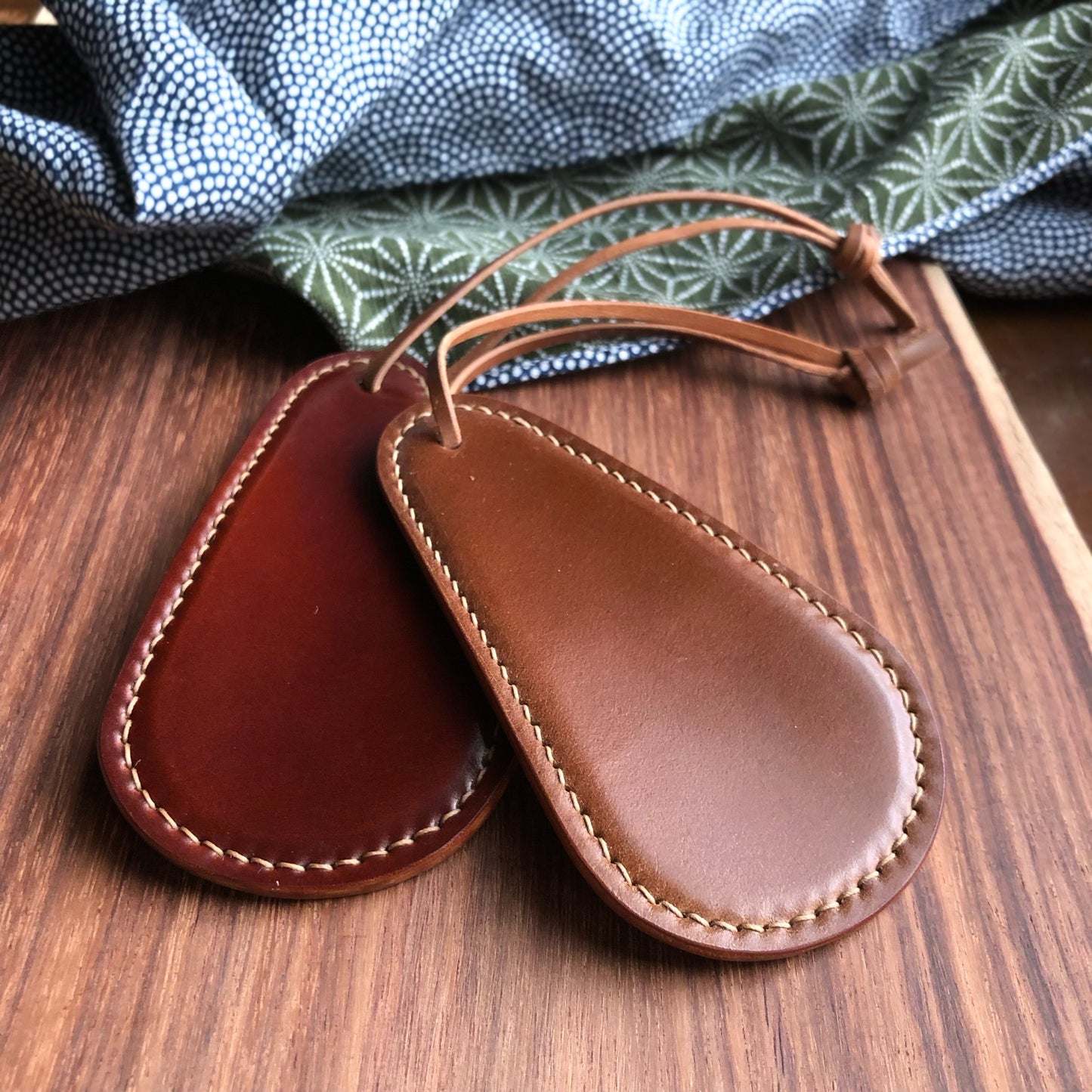 Shell Shoehorn【Horween】シェルコードバンで包んだ靴べら