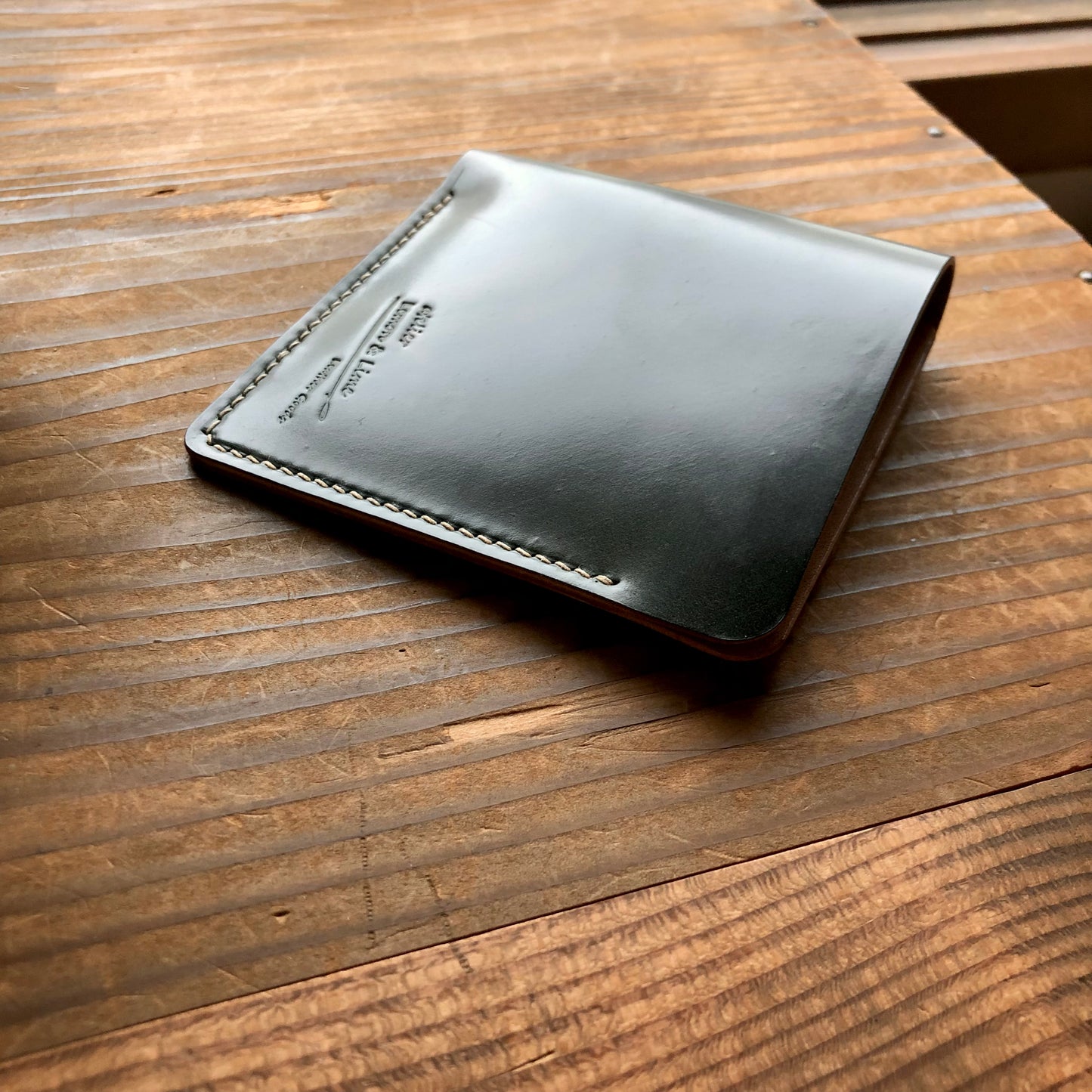 Shell Wallet / Simple / Half Bill Wallet【Horween】シェルコードバンの二つに折って入れる札入れ