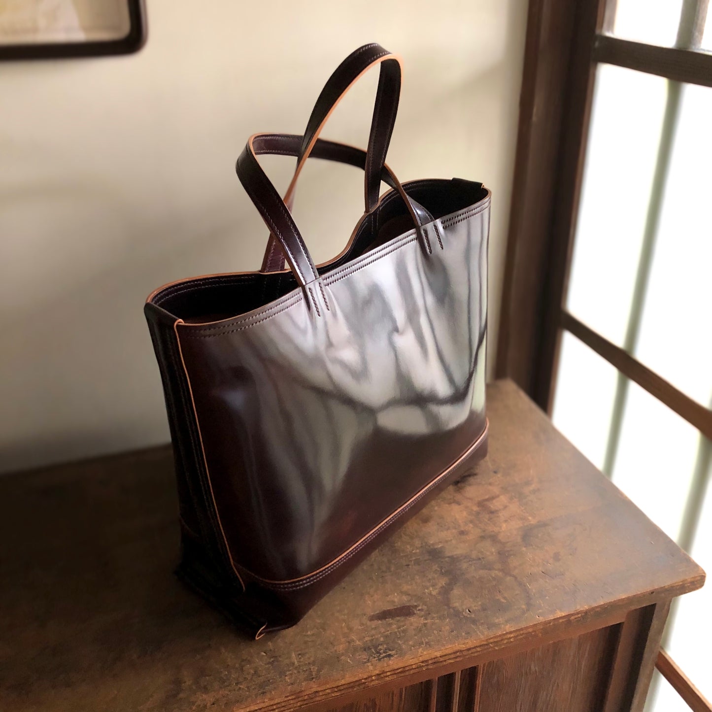 Shell Bag / Tote【Horween】シェルコードバンのトートバッグ