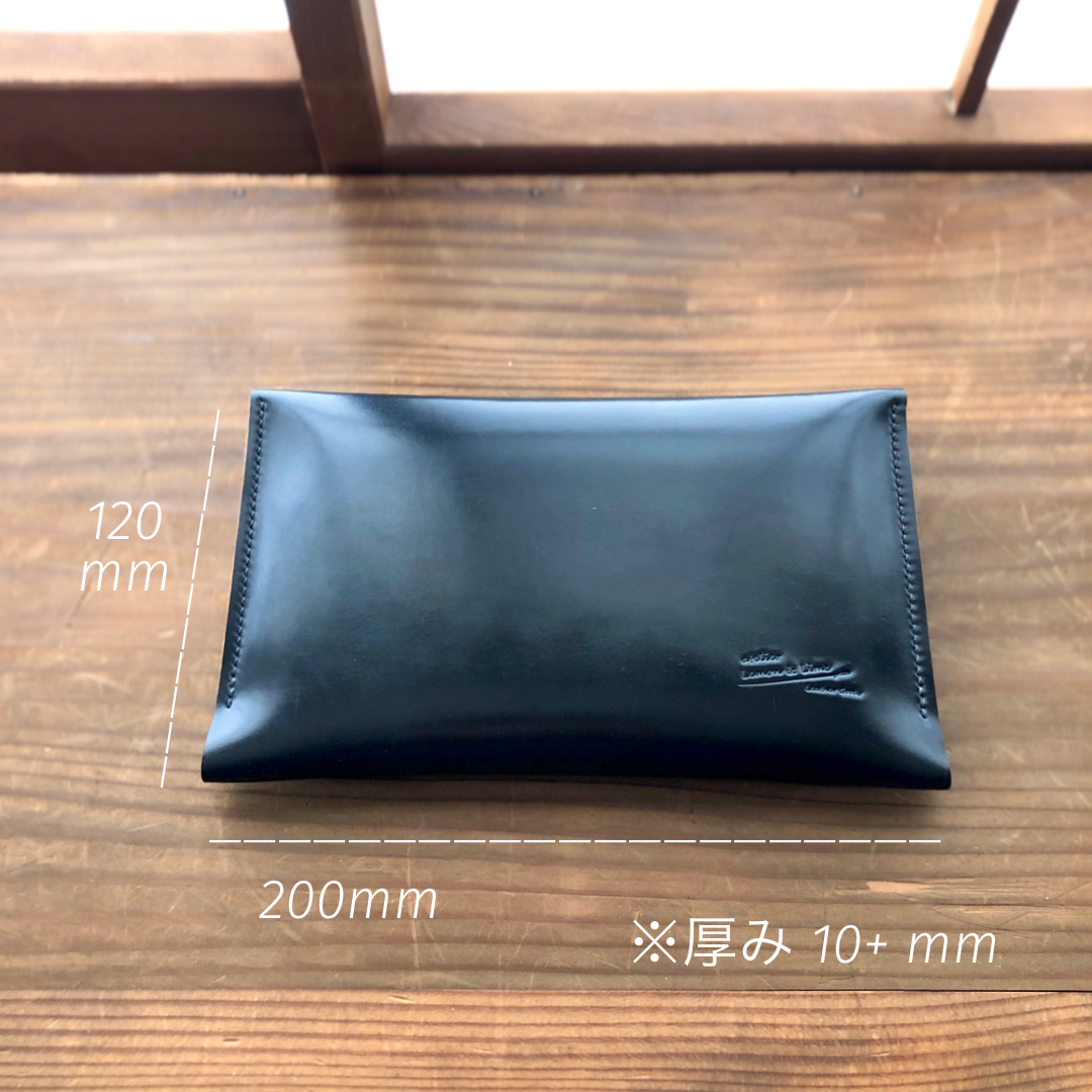 Shell Bag / Clutch (Small)【Horween】シェルコードバンのクラッチ (Sサイズ)