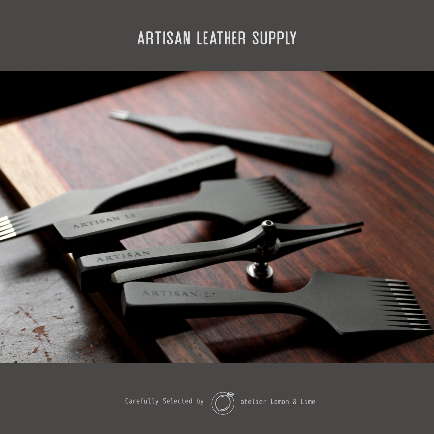 * ヨーロッパ目打ち 3本セット【Artisan Leather Supply】French Pricking Irons