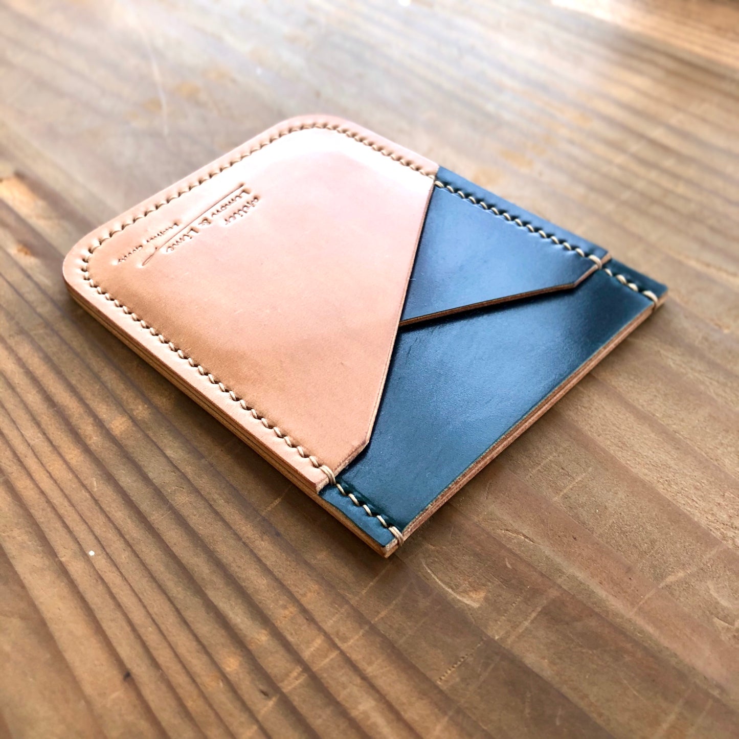 Shell Wallet / Vertical / Single (3-pocket)【Horween】シェルコードバンの縦型のカードホルダー (3ポケット)