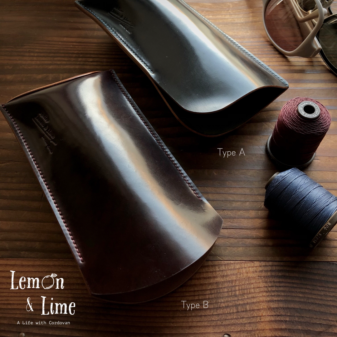 Shell Glasses Case【Horween】シェルコードバンのメガネケース