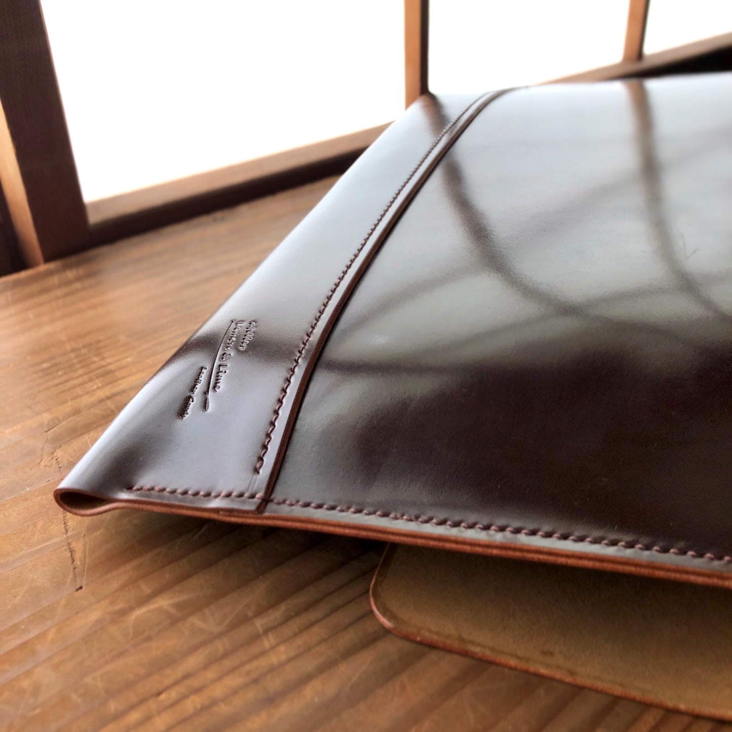 Shell Bag / Clutch (Large)【Horween】シェルコードバンのクラッチ (Lサイズ)
